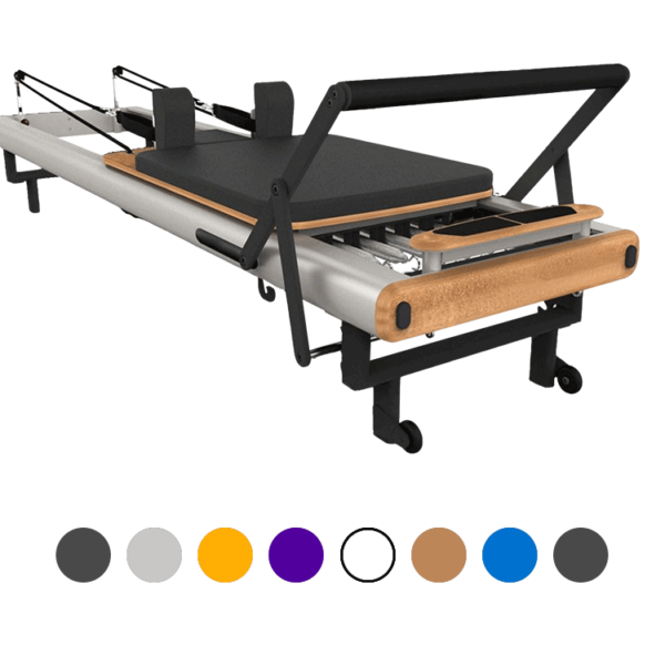 High-density foam padded fitness reformer