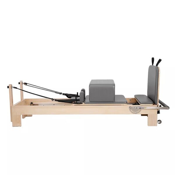Compact Pilates Maple Reformer Suitable for Small Spaces