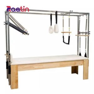 Pilates Cadillac exercise bed with complete safety belts and accessories
